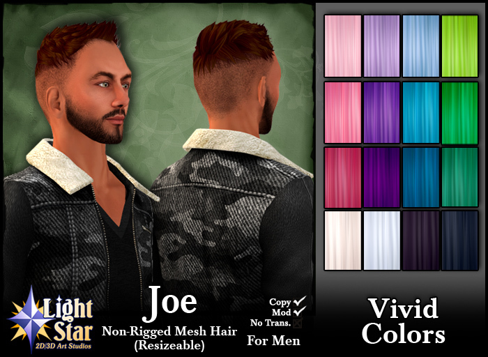 *LightStar-Hair-Joe-Vivid Colors