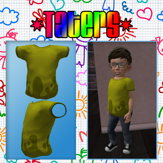 *Taters* Yellow Paint Shirt