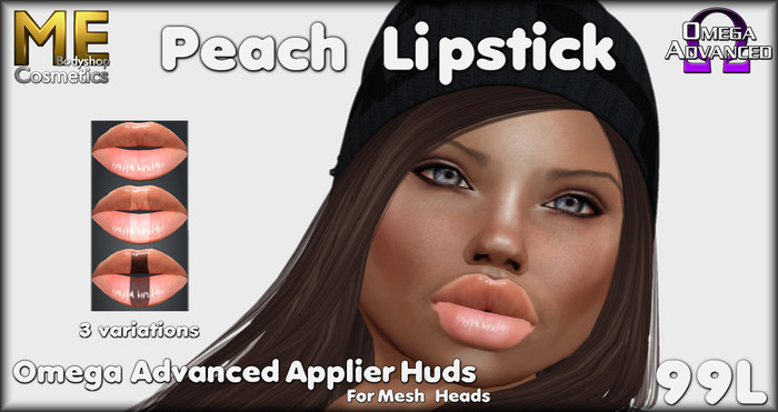 .::ME::. Peach Lipstick Boxed