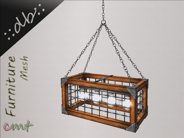::db:: Decorative hanging Light Cage Chestnut