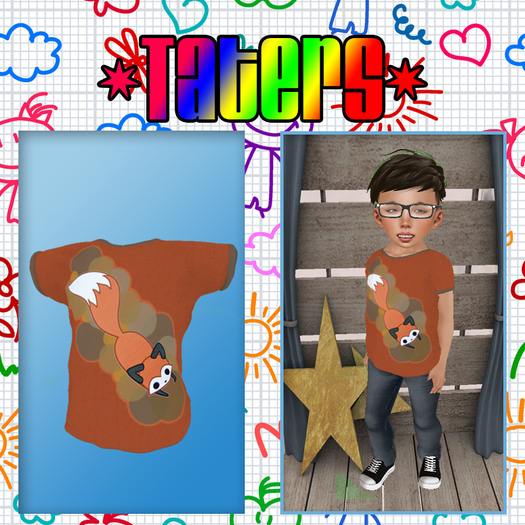 *Taters* Orange Fox Shirt 