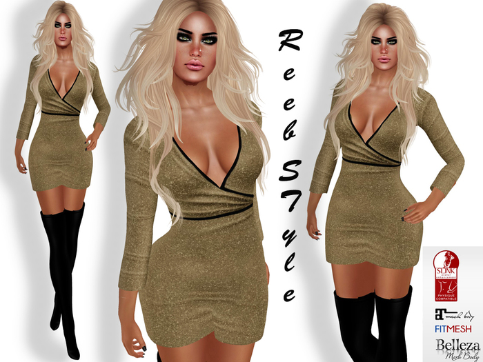 263-Reeb sTyle Aura Gold  Outfit