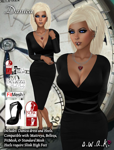SWAK Danica Dress and Heels