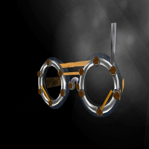 Steampunk goggles with Smoke Stack