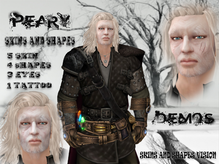 Vision Skins and shape Peary demos
