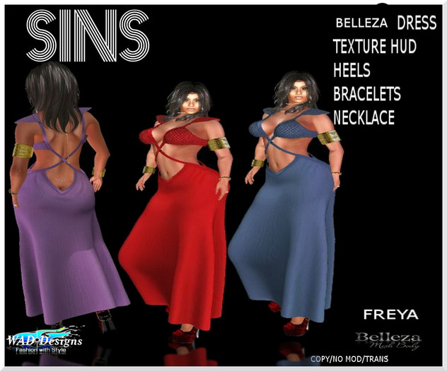 SINS DRESS BELLEZA FREYA
