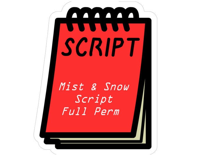 Mist & Snow Script Full Perm