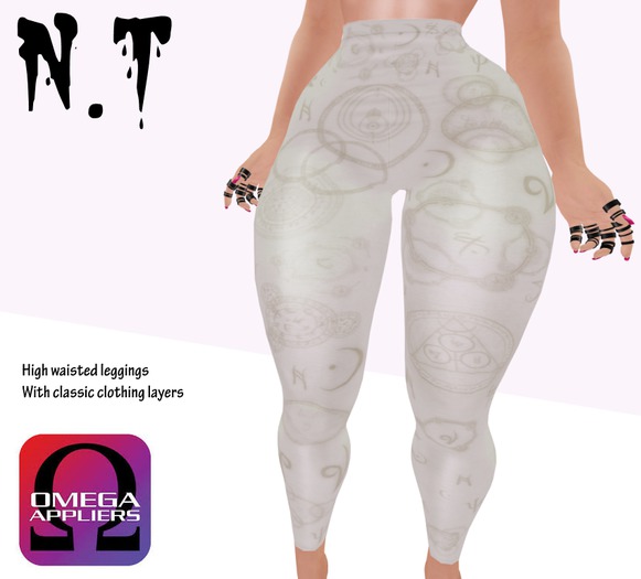 N.T - High waisted Rune leggings - Version 1