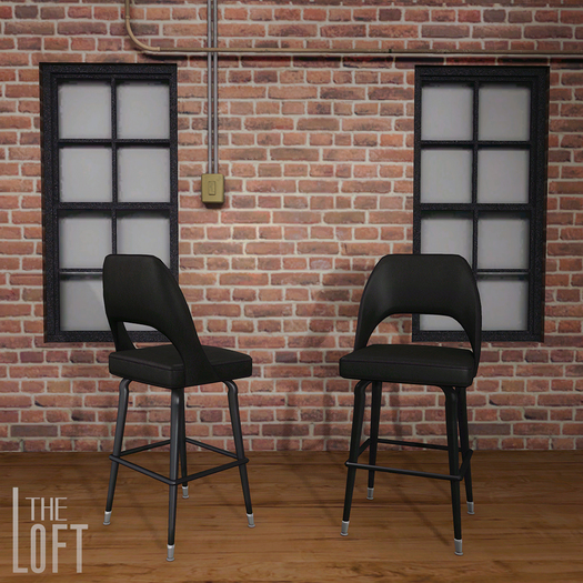 The Loft - Rollo Barstool Black