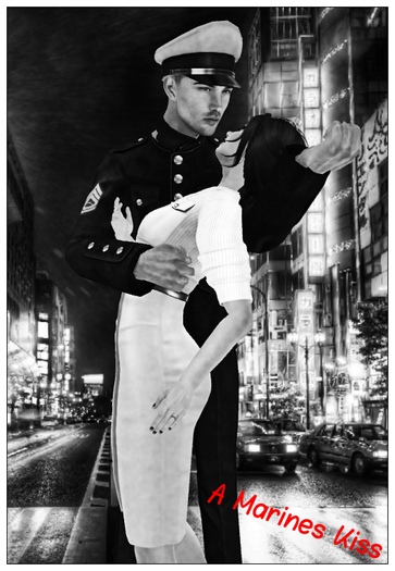 A Marines Kiss Pose (boxed)