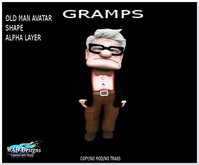 GRAMPS AVATAR COSTUME