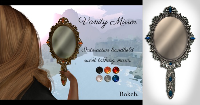 Vanity Mirror "Silver" - Bokeh