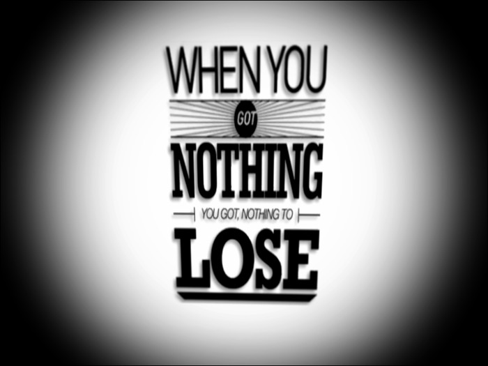 'STUFF.' - 'When You Got Nothing' Wall Sticker