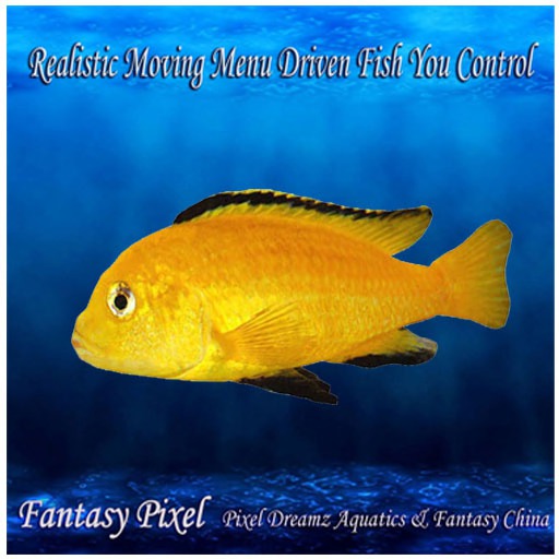 Realistic Moving Menu Driven Fish YOU CONTROL - Recording fish 45