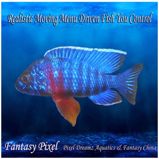 Realistic Moving Menu Driven Fish YOU CONTROL - Recording fish 47
