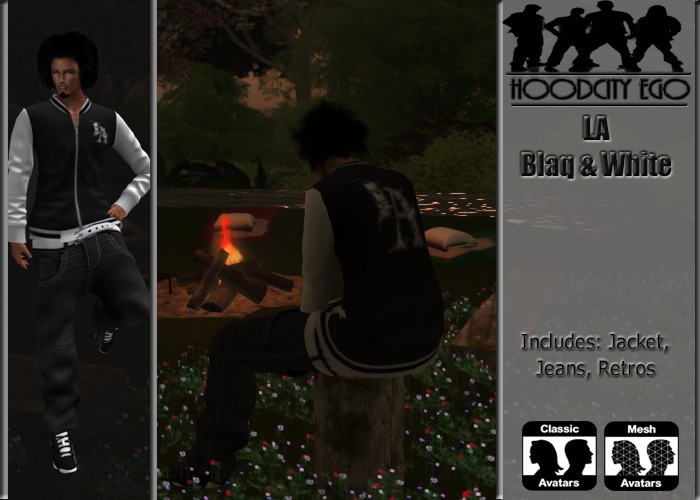 [Outfit] - LA - Blaq & Wht (ADD ME)