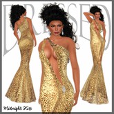 ::DBL:: Midnight Kiss Gown ~ Gold (PROMO)