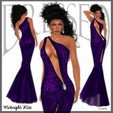 ::DBL:: Midnight Kiss Gown ~ Amethyst