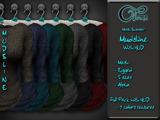 ..:: OPOPOP // Mudsline FullPack // Mesh Sweater ::..