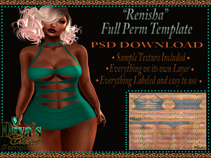 .:::Diva's Closet Templates Renisha Leotard:::.