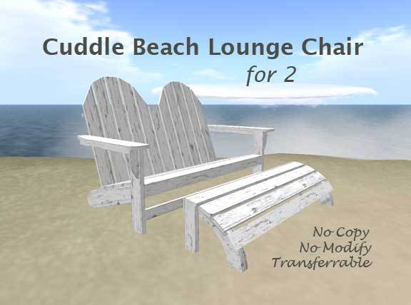Cuddles Beach Lounge Chair - White
