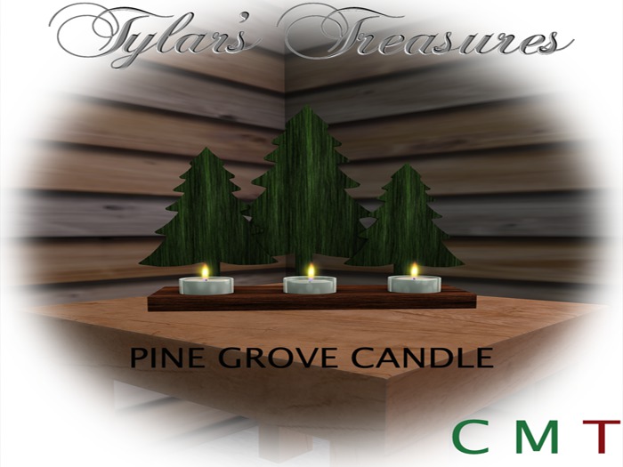 .:TT:.  PINE GROVE CANDLE  BOXED