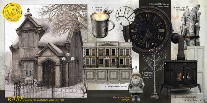 Apple Fall Lodge Shutters x6