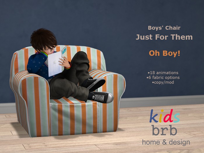 Boys' Chair - Just For Them - Oh Boy
