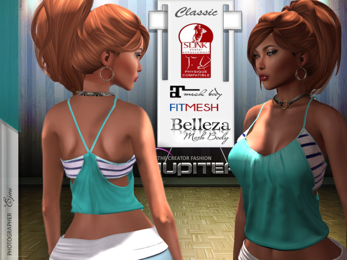 JUPITER..SPORT TOP-AQUA