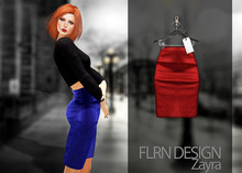 Zayra Skirt Red