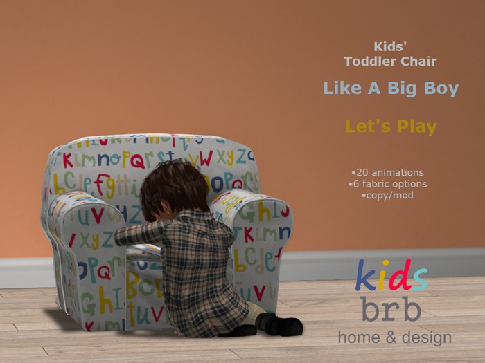 Kids' Toddler Chair - Like A Big Boy - Let's Play