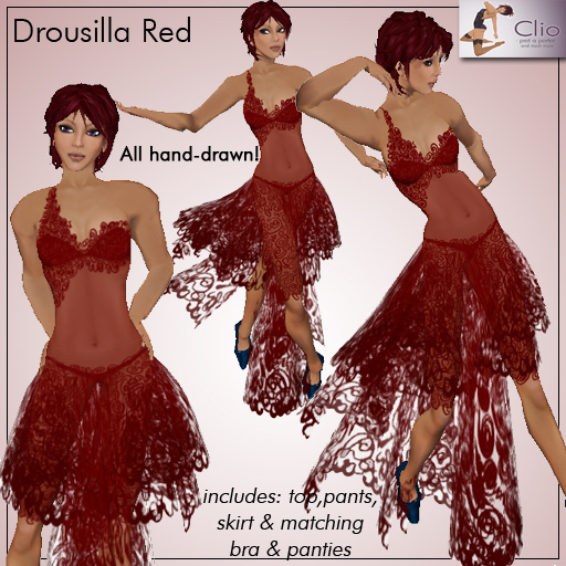 (CC)-Drousilla Red Dress