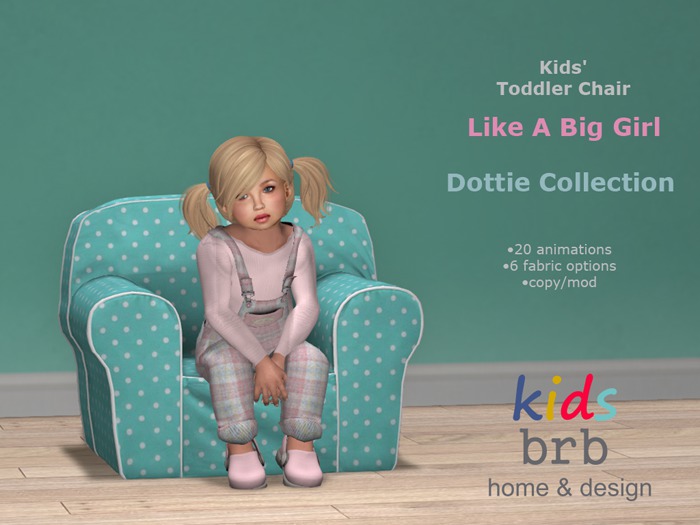Kids' Toddler Chair - Like A Big Girl - Dottie
