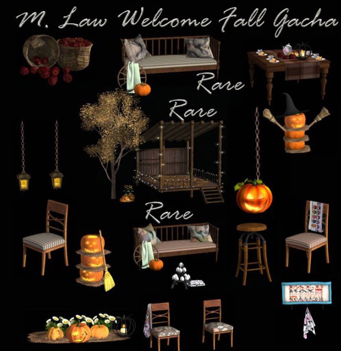 .:M.LAW:. Welcome Fall Gacha diner chair two
