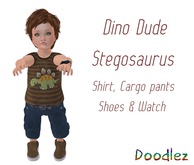 Doodlez Dino Dude Set~Stegosaurus