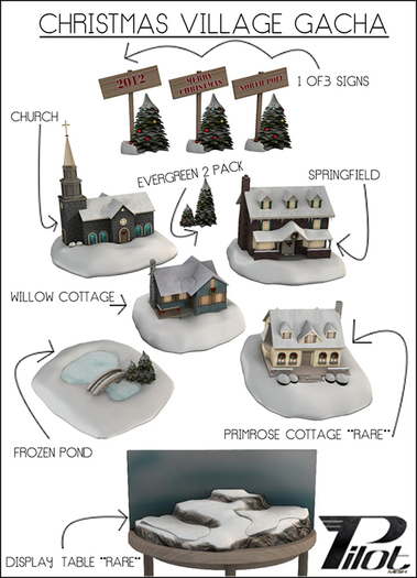 PILOT - Christmas Village [Arcade] - Sign [2012] 1