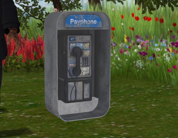 Payphone mesh 3 prim
