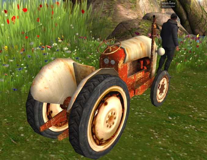Tractor mesh 8 prim