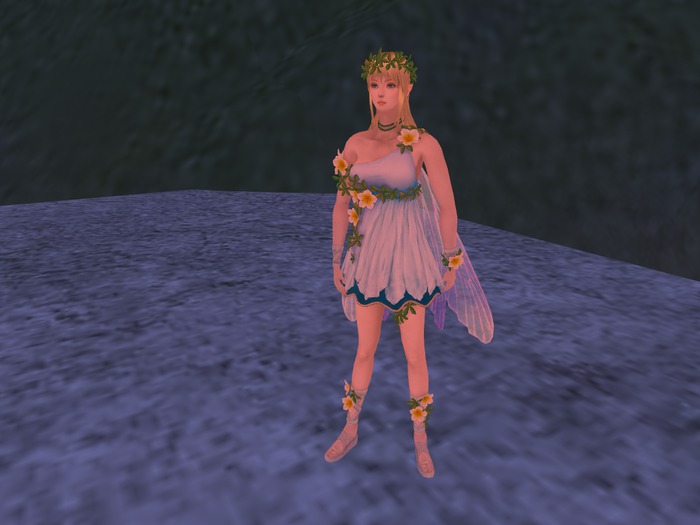 Pink Meadow Fairy Tiny Mesh Avatar