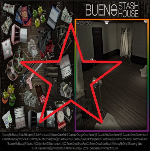 USED: Stash House Skybox RARE