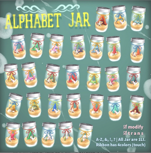 ASO! Alphabet Jar -?