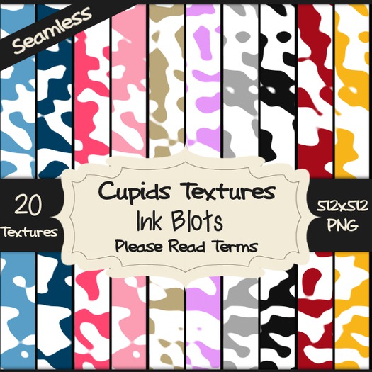 *Cupids Textures * 20 INK BLOTS