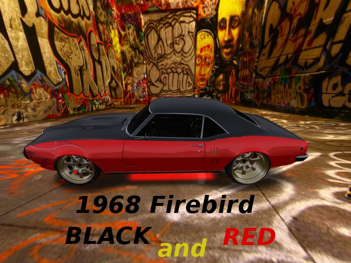 1968 Firebird Blk & RED