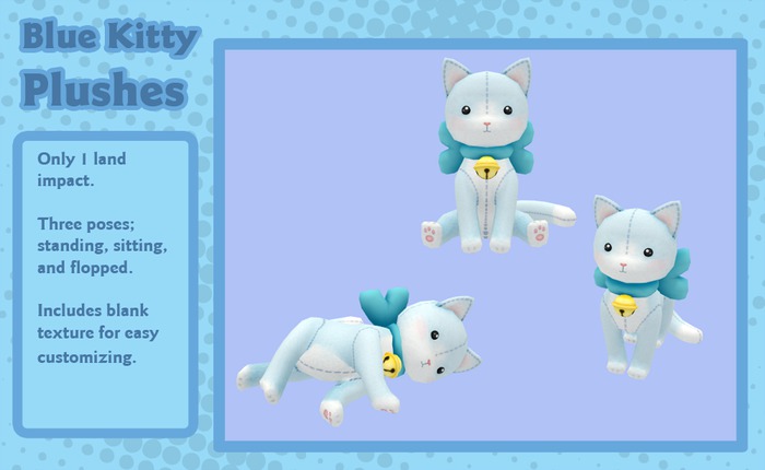 Liminality- Blue Kitty Plushes