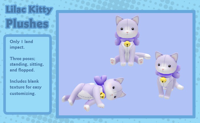 Liminality- Lilac Kitty Plushes