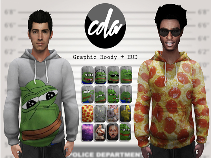 CDA Graphic Hoody + HUD