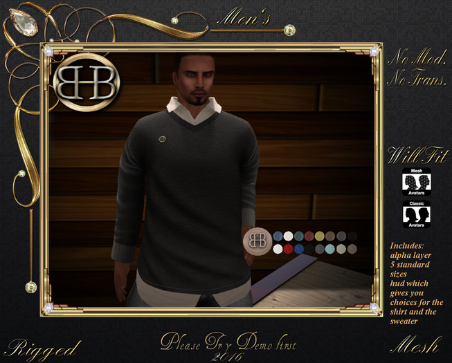 !!BHB!! DEMO DAN'S SWEATER WITH SHIRT AND HUD