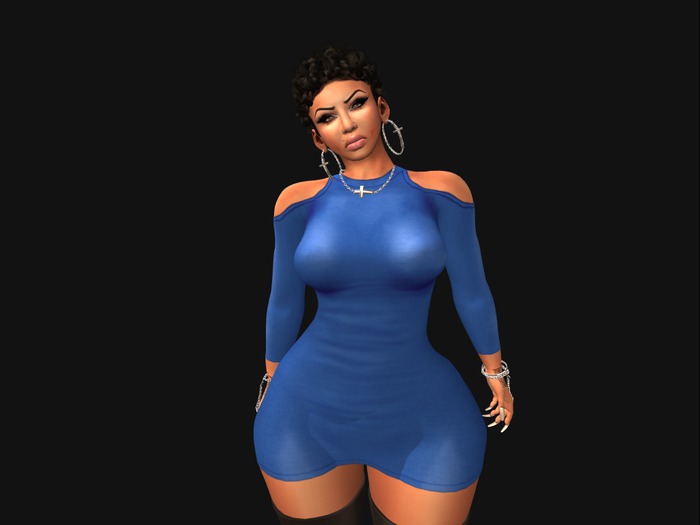 !!Testimony!! GetEm Dress Blue