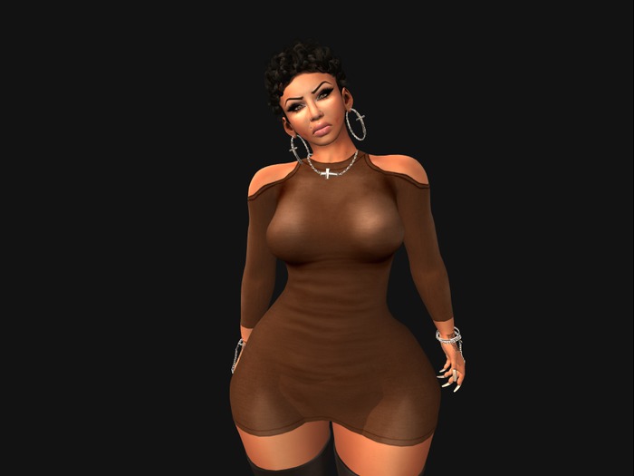 !!Testimony!! GetEm Dress Brown