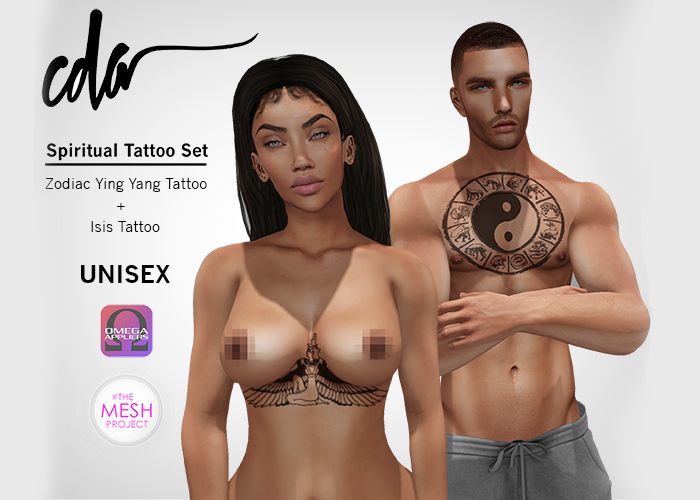 CDA Spirit Tat Pack - Isis & Zodiac + TMP Applier